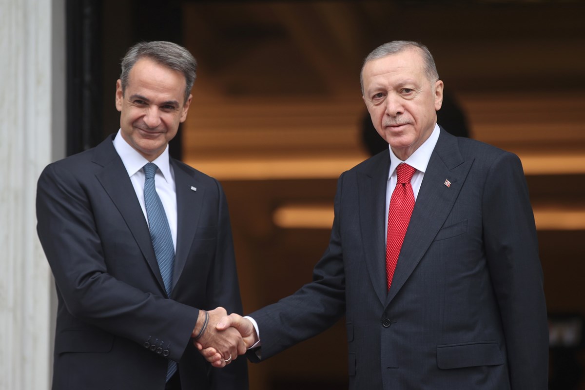 Yunanistan Başbakanı Miçotakis - Cumhurbaşkanı Erdoğan Yunanistan Başbakanı Miçotakis - Cumhurbaşkanı Erdoğan