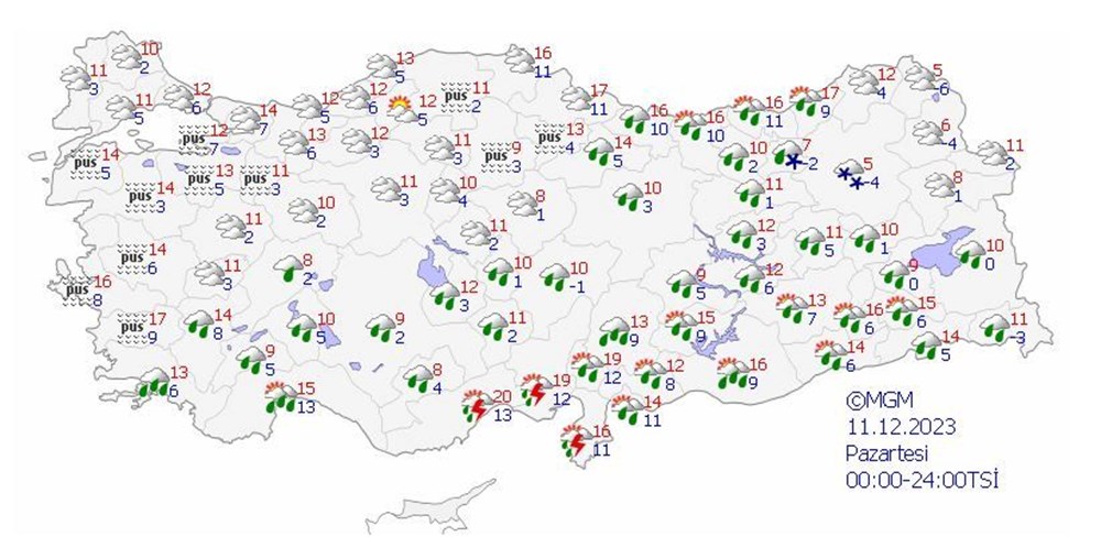 Meteoroloji'den 3 il için sarı kodlu uyarı (Bu hafta hava nasıl olacak?) - 13