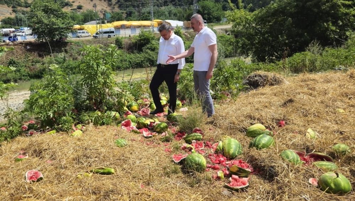 Samsun'da ırmak kenarına karpuz döküldü: İnceleme başlatıldı