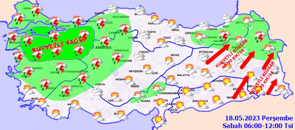 20 il için sağanak yağış uyarısı: Sıcaklıklar 4-6 derece düşecek - 8