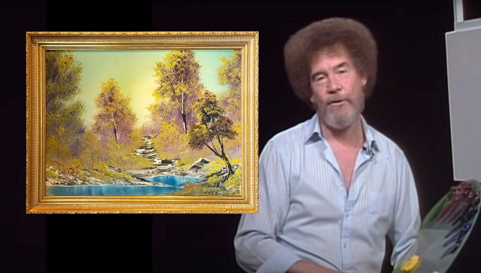 Bob Ross'un programında yaptığı ilk tablo satışa çıktı | N-Life