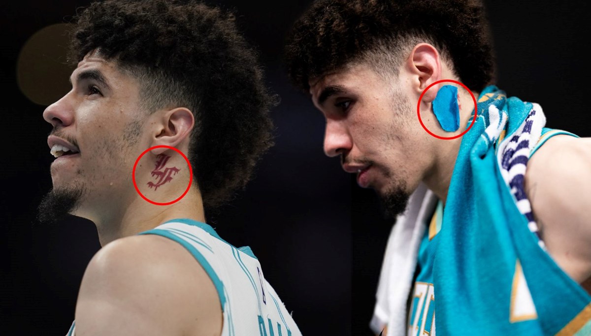 NBA'den LaMelo Ball'un dövmesine yasak NBA'den LaMelo Ball'un dövmesine yasak