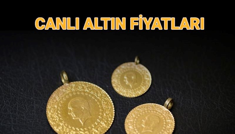 Bugün altın ne kadar? Canlı gram altın, çeyrek altın, yarım altın, tam altın fiyatları