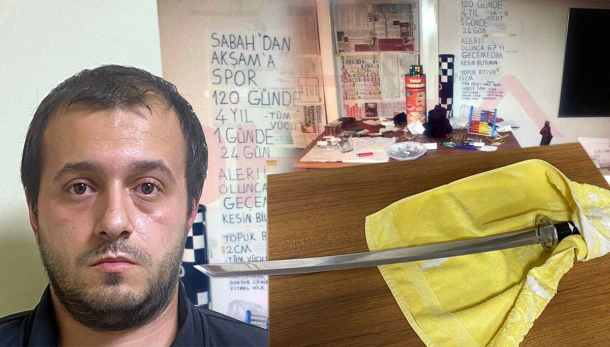 Samuray kılıçlı katilin evinin fotoğrafları Samuray kılıçlı katilin evinin fotoğrafları
