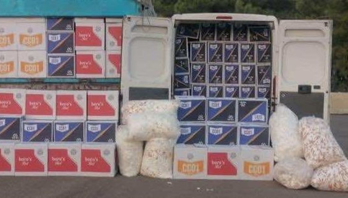 Adana'da 6 milyona yakın makaron ele geçirildi Adana'da 6 milyona yakın makaron ele geçirildi