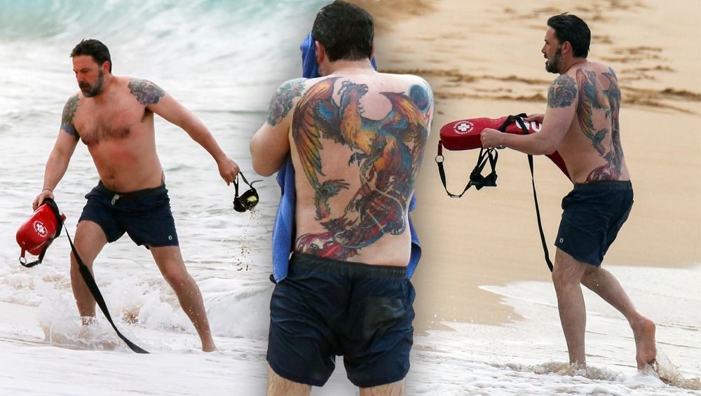 Ben Affleck'in anka kuşu dövmesi - Vimarsana News