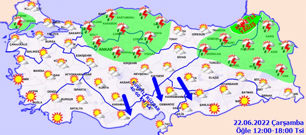 Marmaris'te (yangın bölgesinde) hava nasıl olacak? | 22 Haziran 2022 - 8