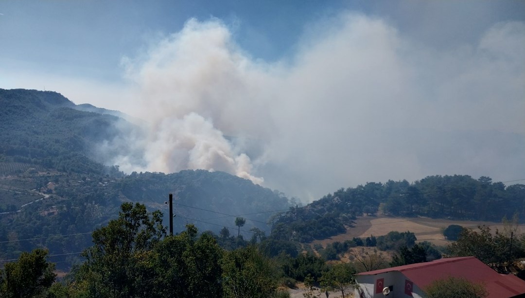 Muğla'daki orman yangını kısme kontrol altında