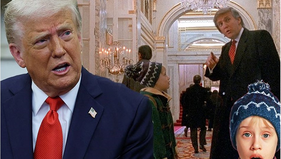 Trump'ın 7 saniyelik film sahnesi