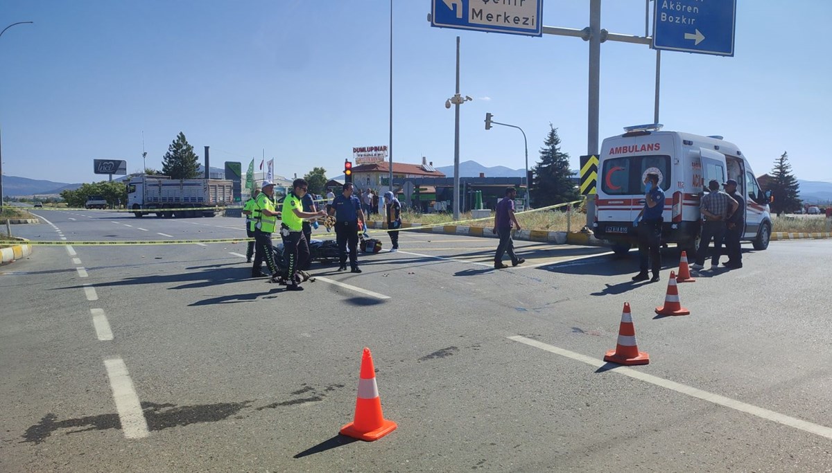 Konya'da motosiklet pikapla çarpıştı: 1 ölü