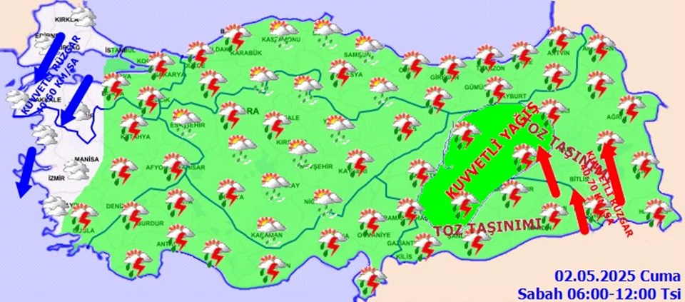 Dikkat! Meteoroloji saat verip uyardı: Yurdun büyük bölümünde etkili olacak