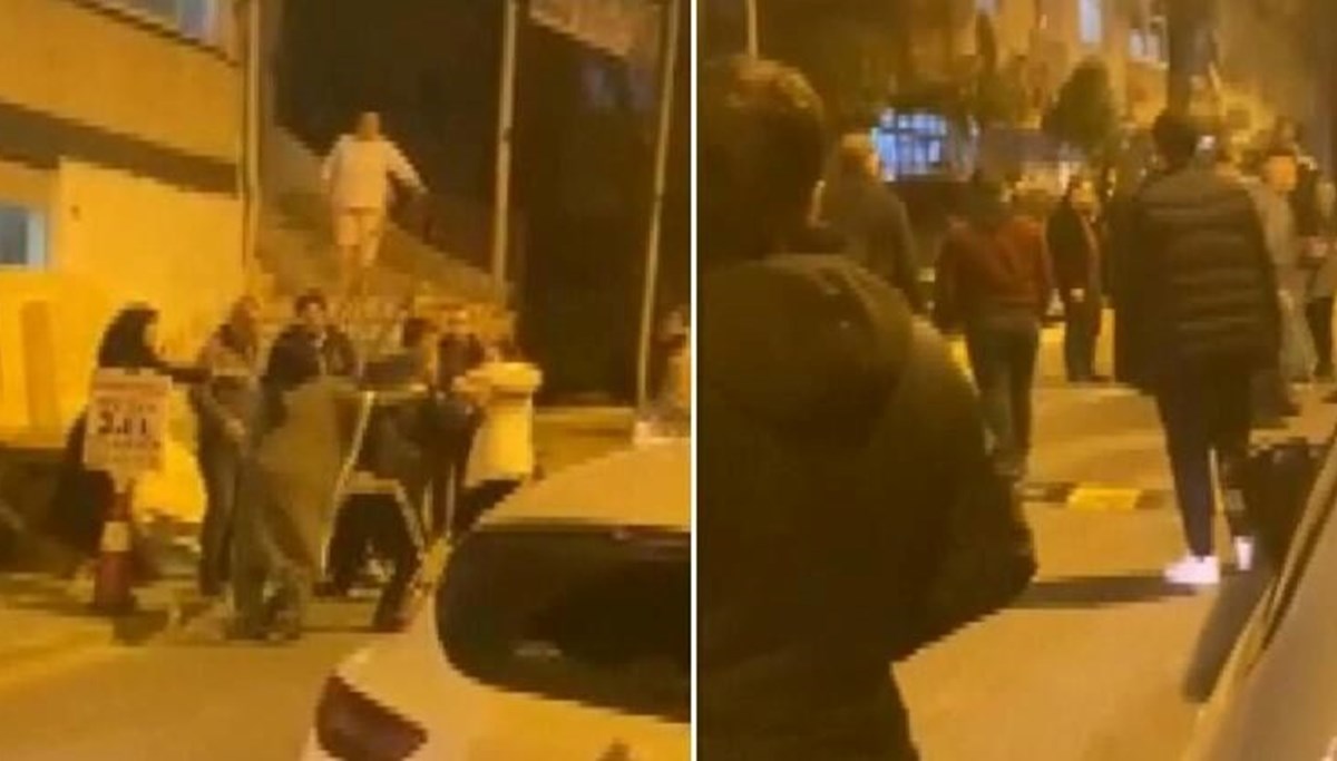 İş arkadaşını takip edip, evinin girişinde taciz etti