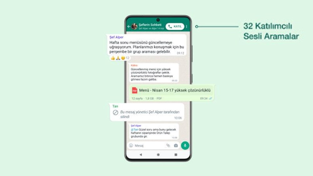 WhatsApp yeni özelliklerini tanıttı: Mesajlara emoji tepkisi geldi - 7