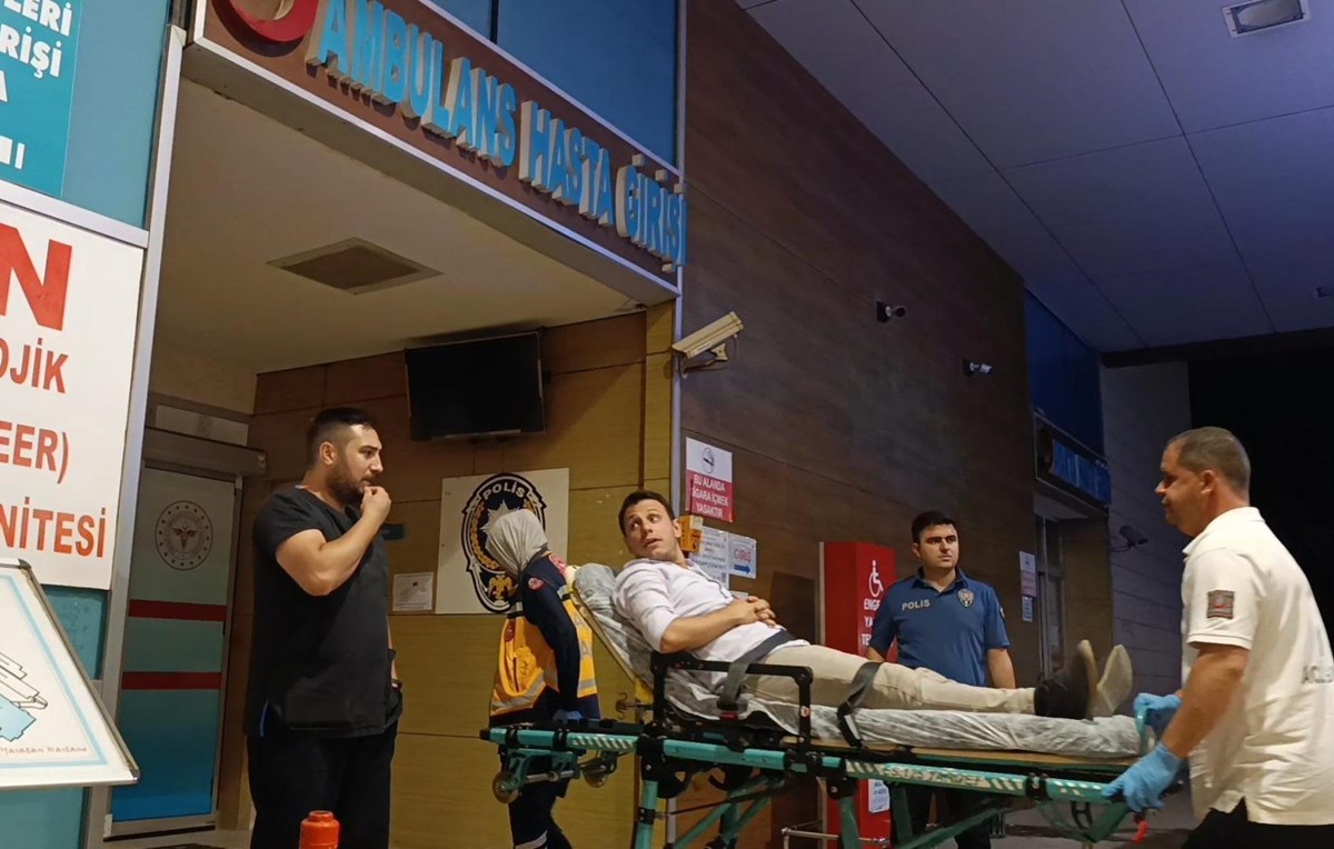 Kazada yaralananlar tedavi altına alındı