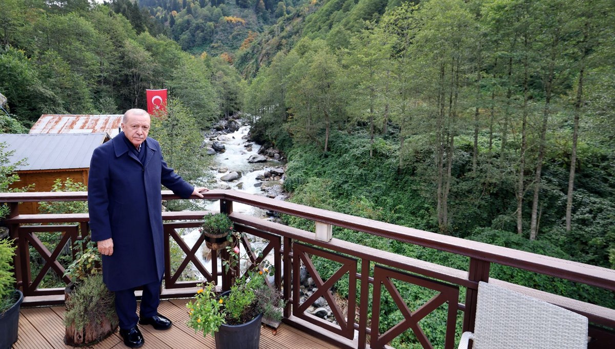 Cumhurbaşkanı Erdoğan Rize'de
