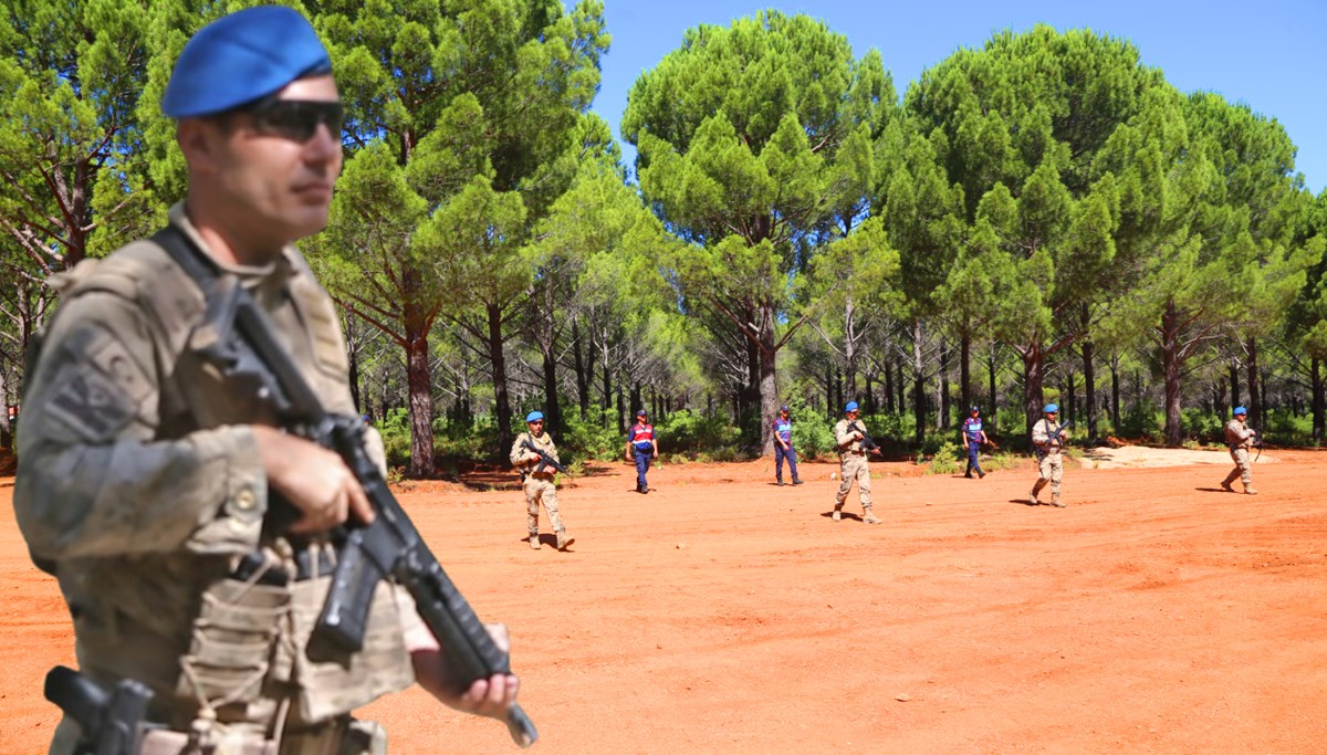 Muğla'da İHA'lar havalandı, komandolar devriyeye çıktı