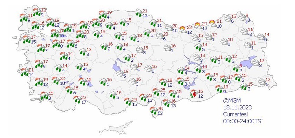 Meteoroloji'den 66 il için uyarı: Marmara'da fırtına bekleniyor (Bugün hava nasıl olacak?) - 18