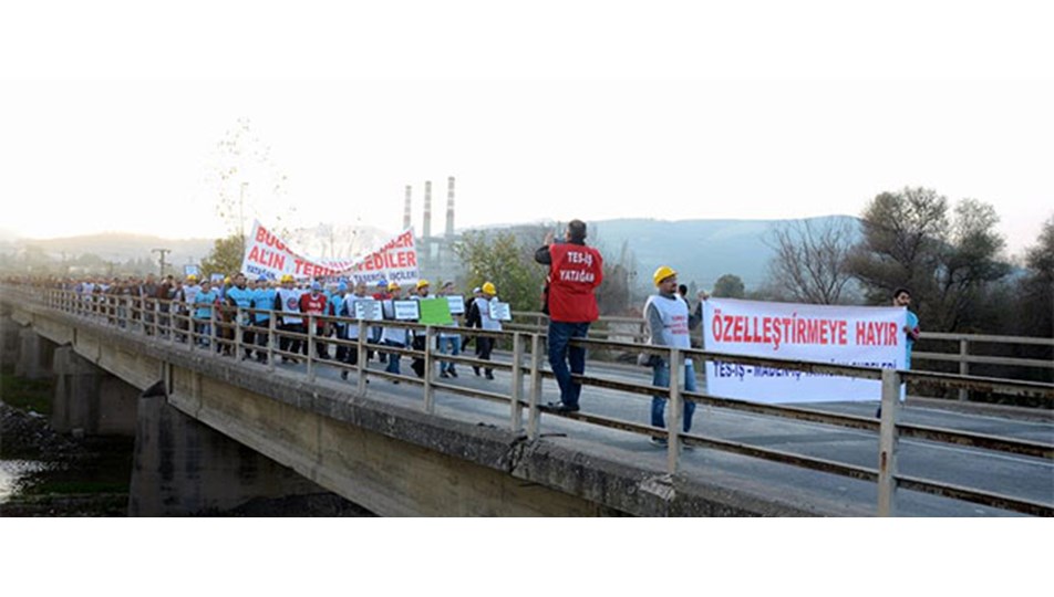 Yatağan’da bin 500 kişi iş bıraktı