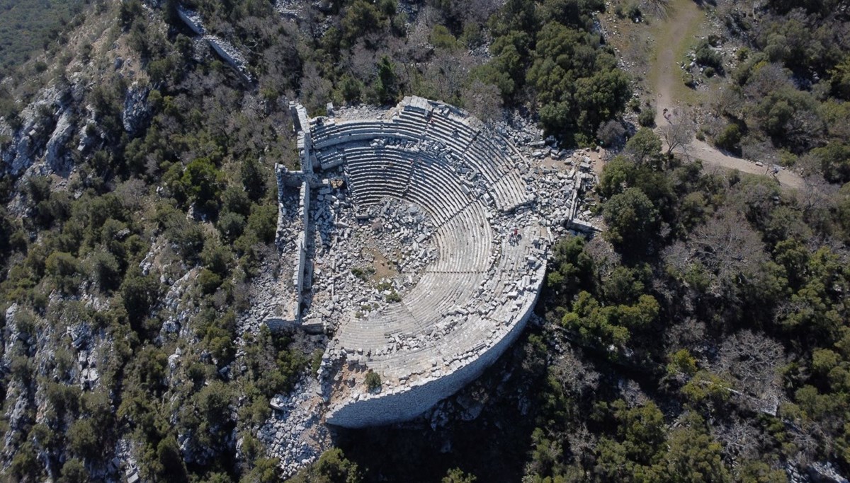 Tarihin doğayla buluştuğu Termessos Antik Kenti'ne yoğun ilgi