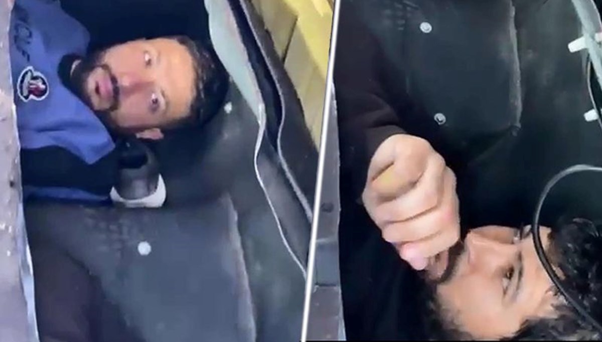 Koltuğun altından kaçak göçmenler çıktı Koltuğun altından kaçak göçmenler çıktı