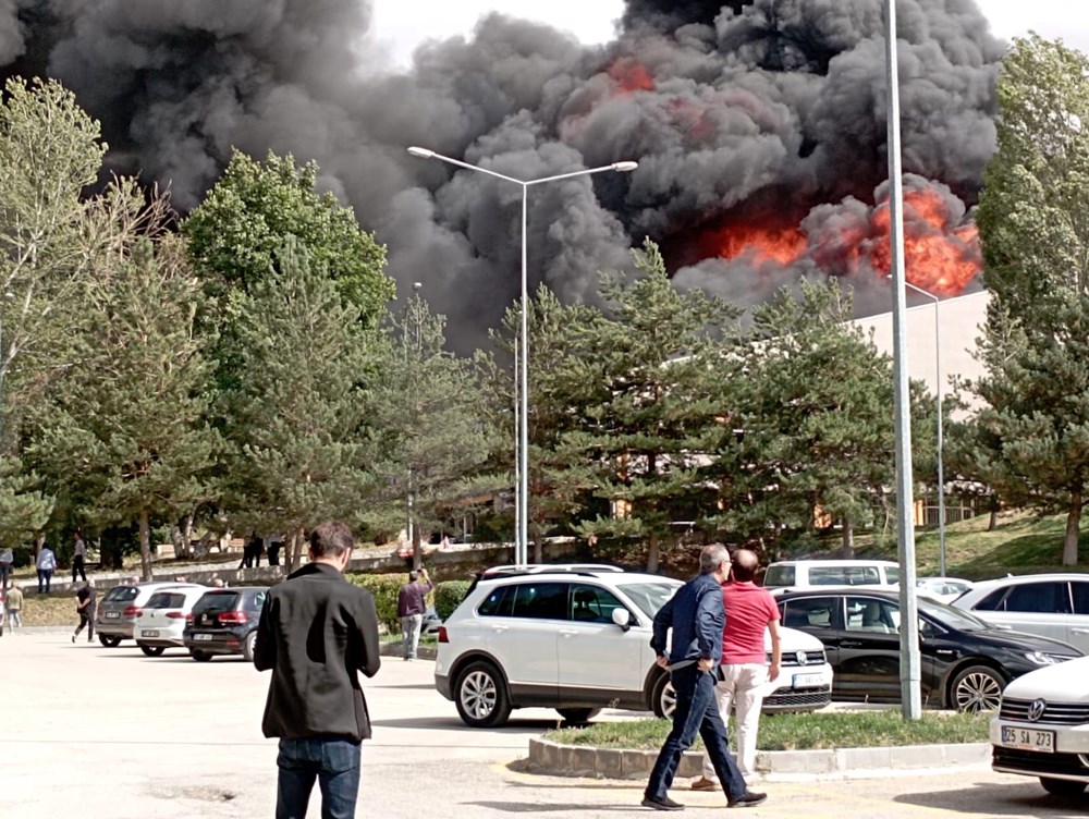 Erzurum Atatürk Üniversitesi'nde yangın - 5