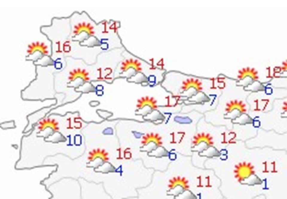 Marmara'da sıcaklık yükseliyor (Hafta sonu plan yapacaklar dikkat) - 1
