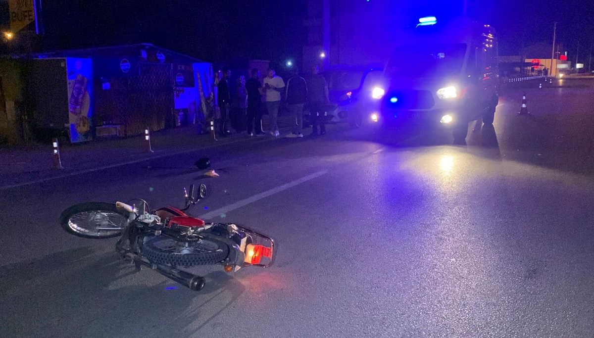 Karaman'da motosiklet kazası: 1 yaralı Karaman'da motosiklet kazası: 1 yaralı