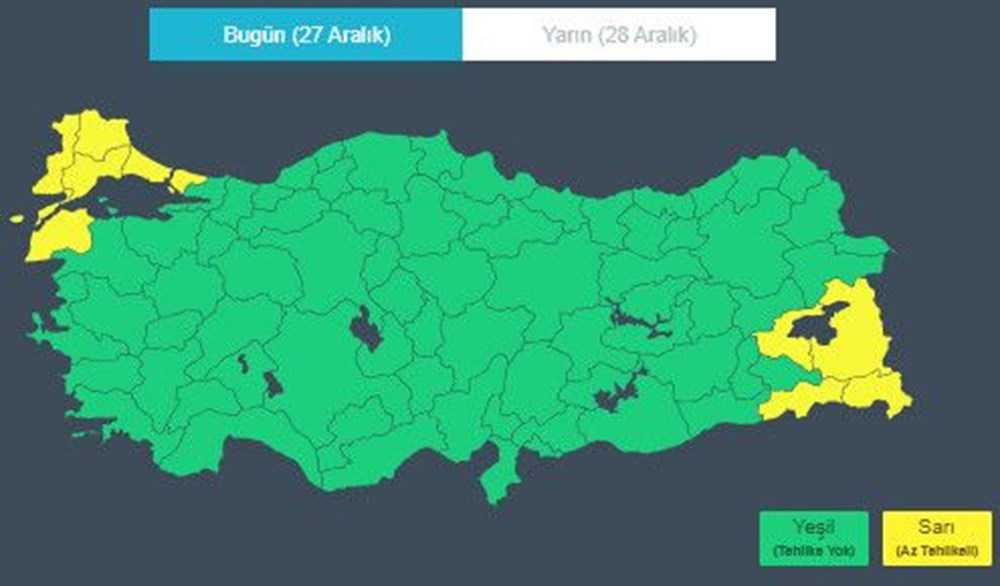 Türki̇ye soğuk havanın etkisinde: İstanbul'da sıcaklık 5 dereceye düşecek - 4