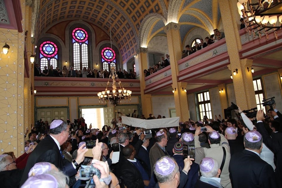 Sinagog açılışında Erdoğan için de dua edildi - 1