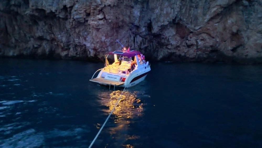 Falezlerde kurtarma operasyonu