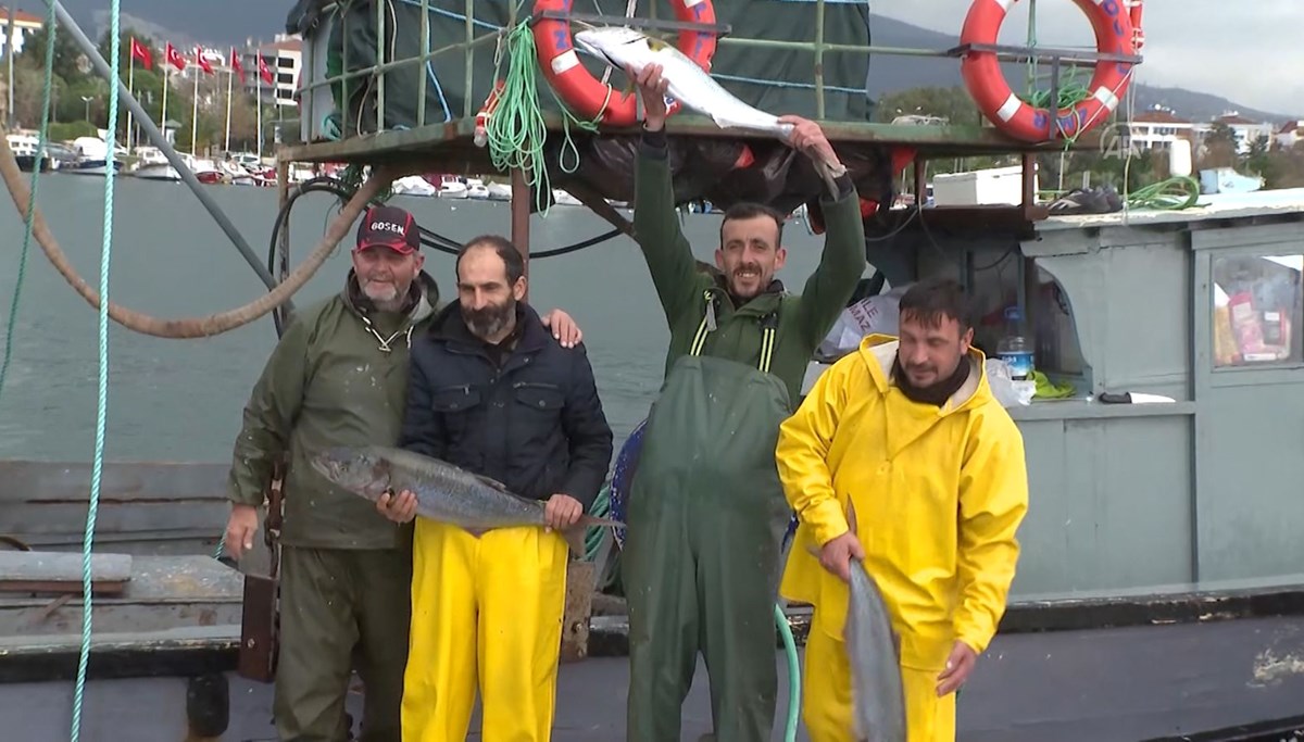 10 ton balık tekneye sığmadı