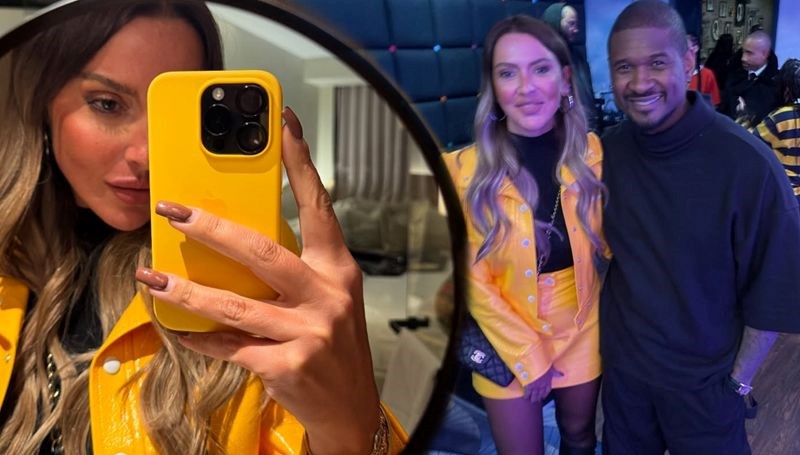 Hadise dünyaca ünlü şarkıcı Usher ile bir araya geldi