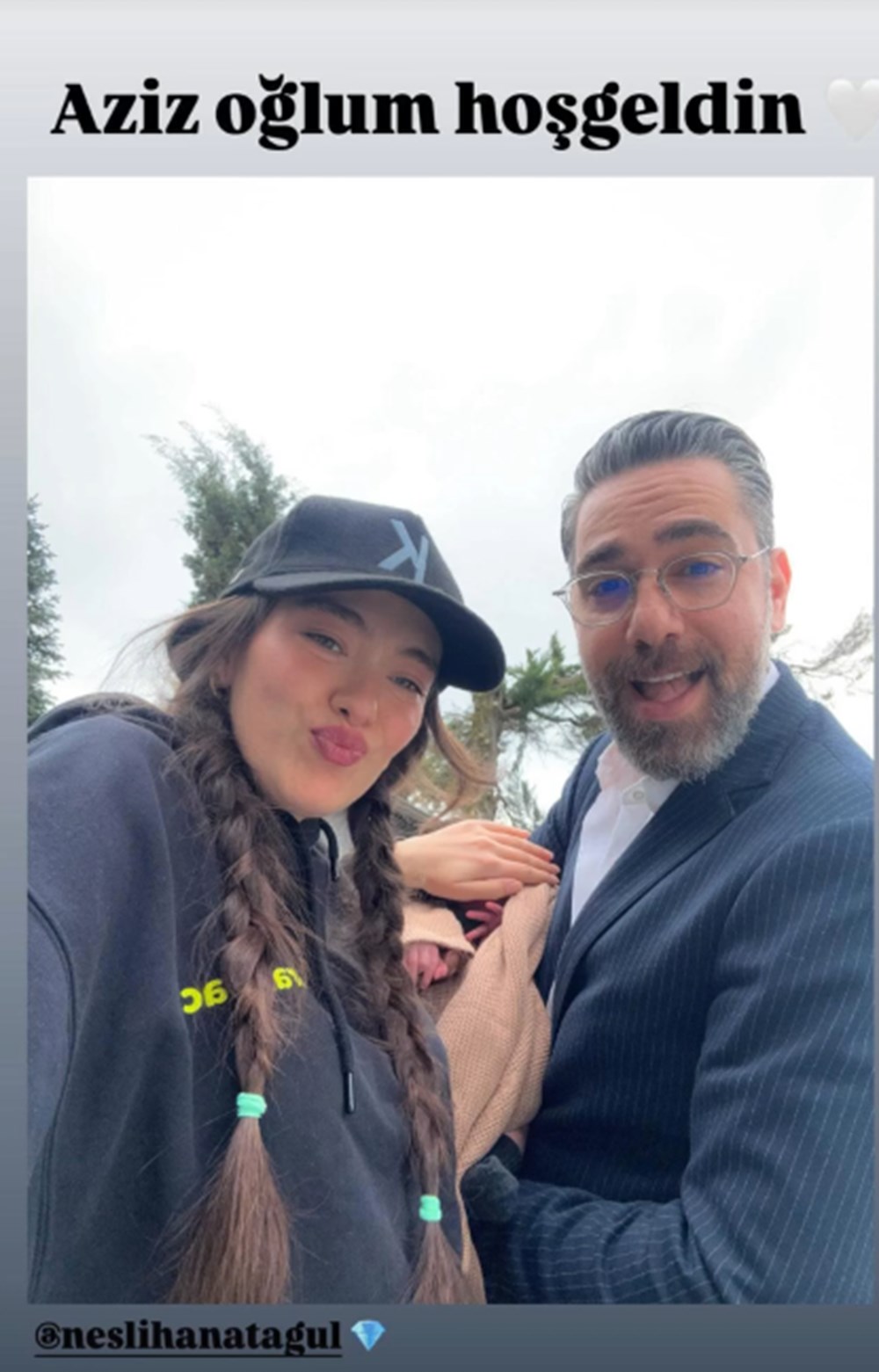 Neslihan Atagül ile Kadir Doğulu oğullarının adını açıkladı: Ünlü çiftten ilk paylaşım - 4