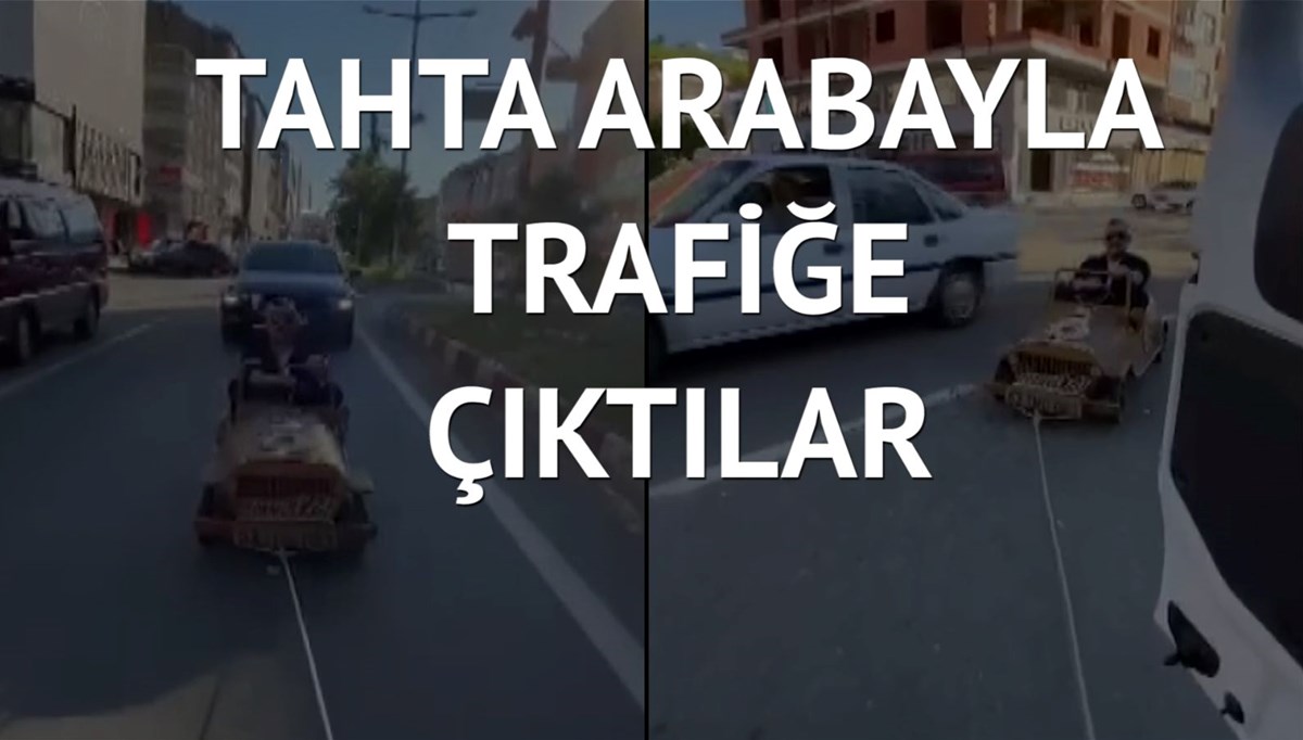 Karadenizli kuzenlerin tahta arabalı yolculuğu