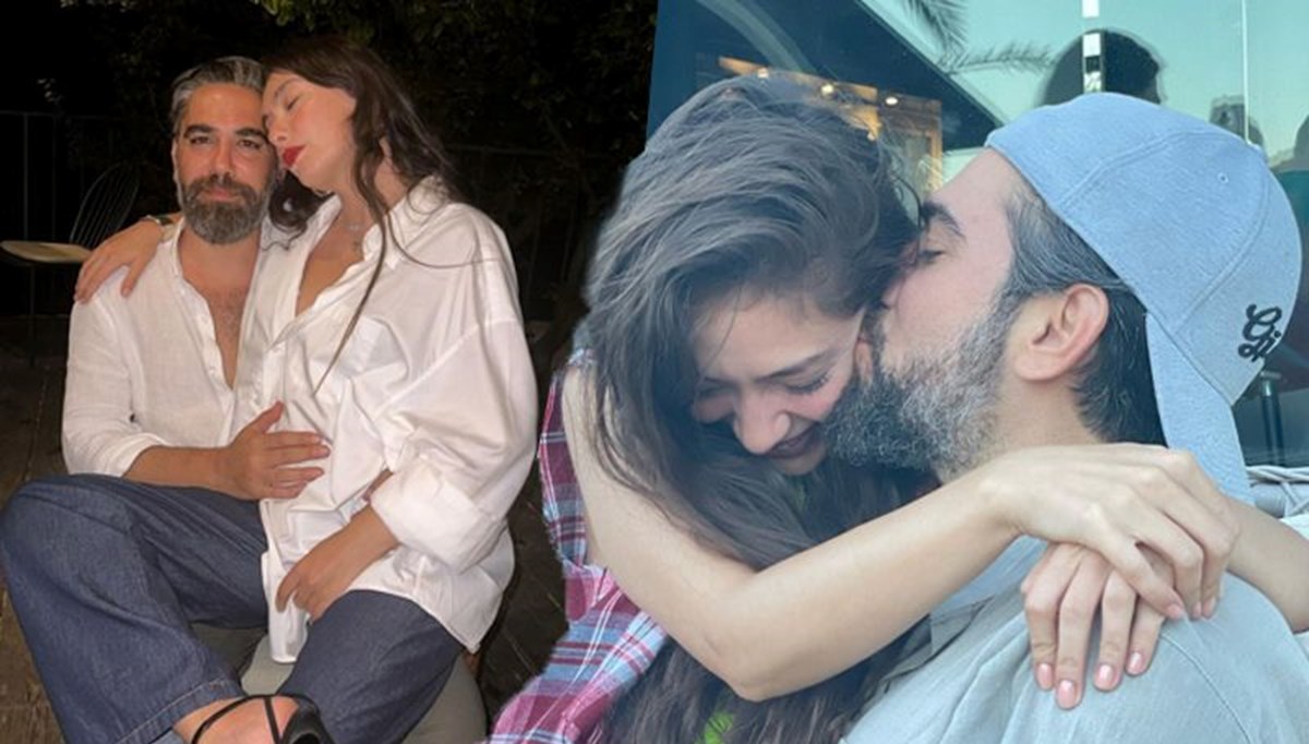 İlk kez anne baba olmaya hazırlanan Neslihan Atagül ile Kadir Doğulu'dan yeni kare