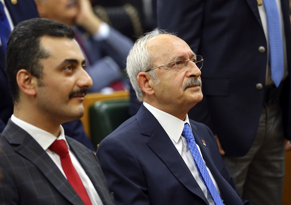 Eren Erdem ve Kemal Kılıçdaroğlu (soldan sağa)