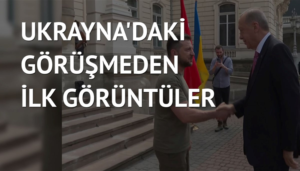 Cumhurbaşkanı Erdoğan Zelenski ile bir araya geldi