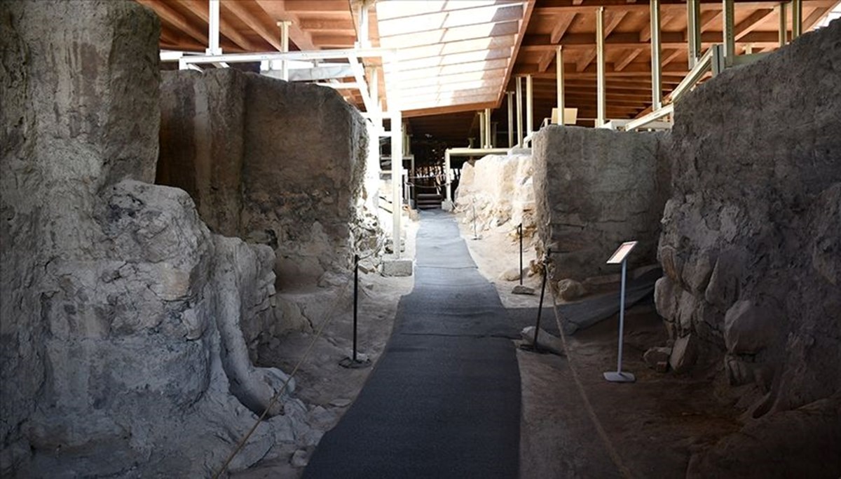 Arslantepe Höyüğü Karşılama Merkezi inşaatında sona gelindi