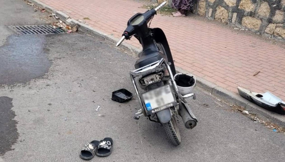Konya'da motosiklet kazası