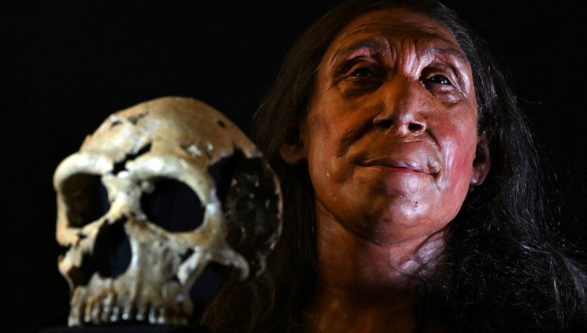 75 bin yıl önce kafasına kaya düştü, yüzü yeniden yaratıldı