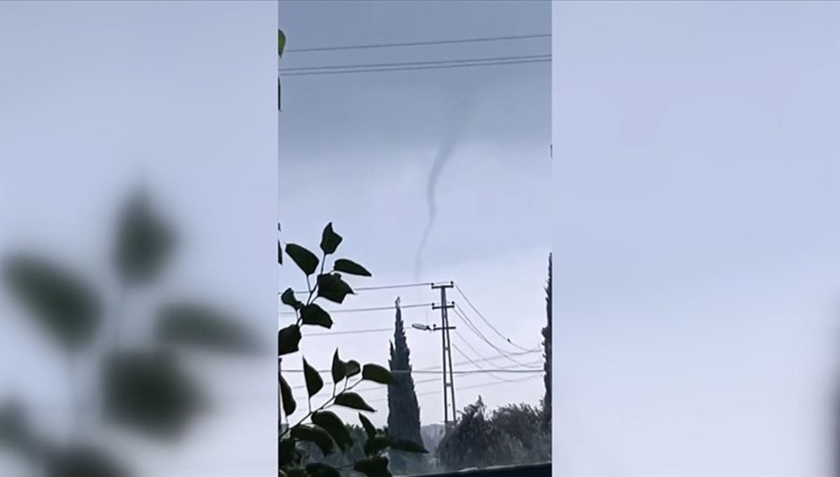 Hatay'da hortum oluştu