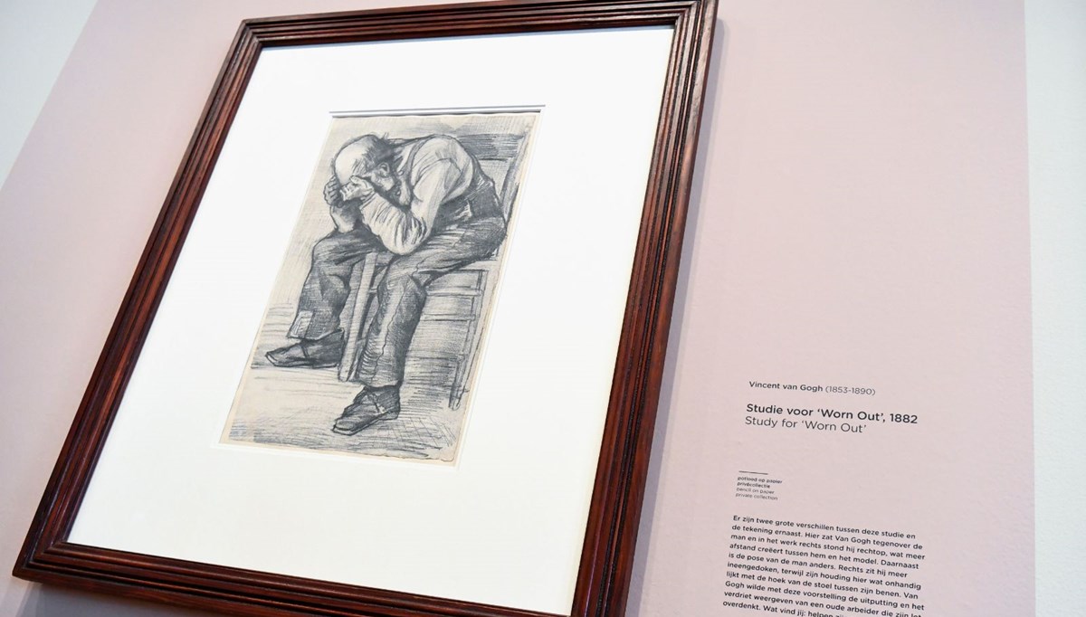 Van Gogh'un yeni keşfedilen çizimi ilk kez sergilendi
