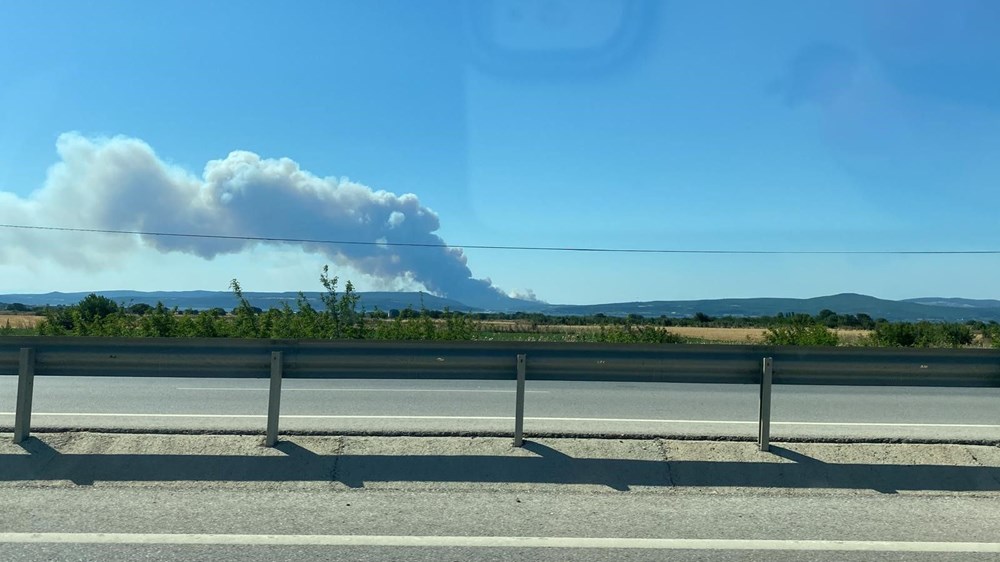 Çanakkale'deki orman yangını kontrol altında - 7