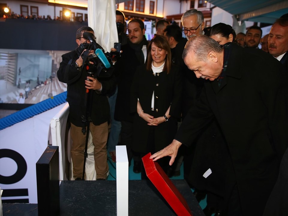 Cumhurbaşkanı Erdoğan, Odunpazarı Modern Müze'nin temel atma törenine katıldı - 1