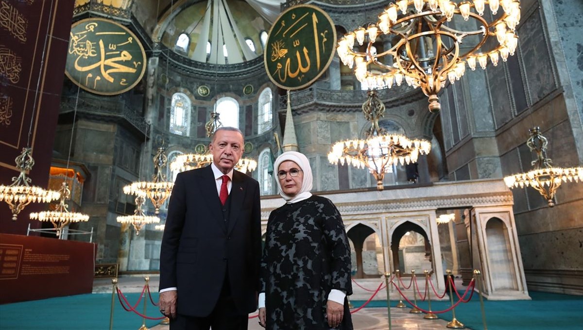 Cumhurbaşkanı Erdoğan'dan Ayasofya mesajı