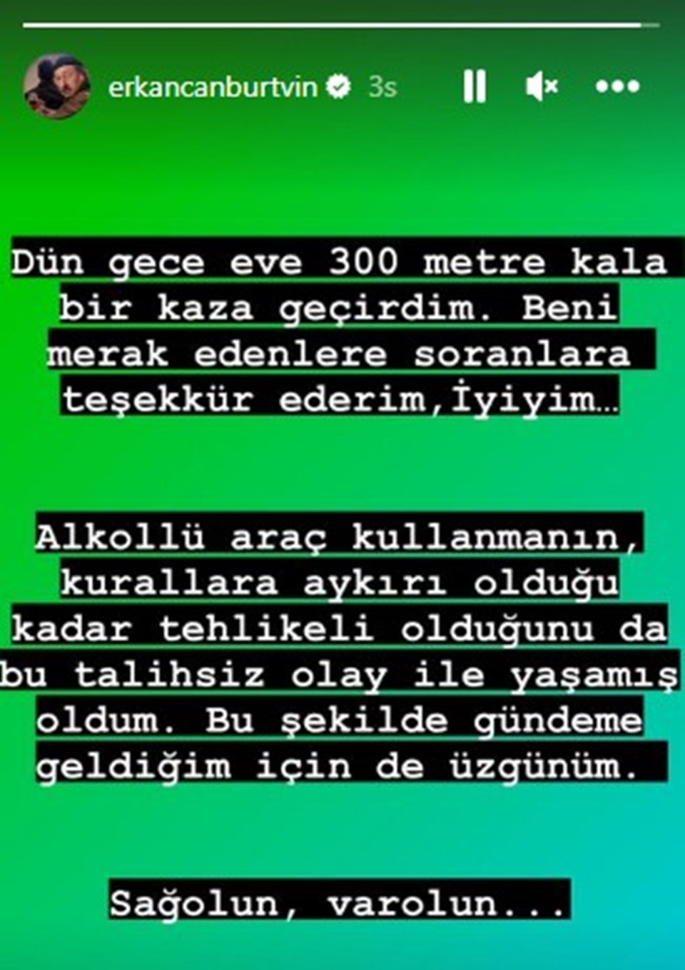 Alkollü halde kaza yapan Erkan Can'dan ilk açıklama - 2