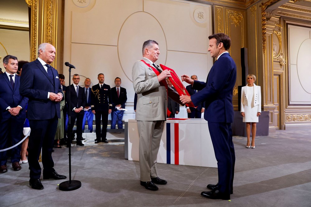 Macron'un yeni dönem görevi için tören düzenlendi - 9