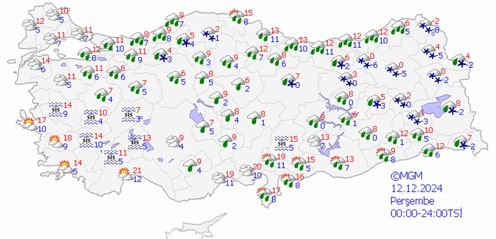 Balkanlardan soğuk hava geldi | Sıcaklık hızla düşecek: Cuma gününe dikkat! - 16