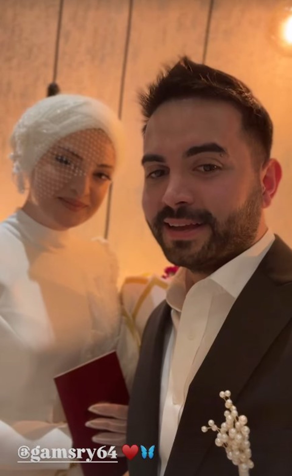 Kadir Ezildi ile Gamze Türkmen evlendi - 1