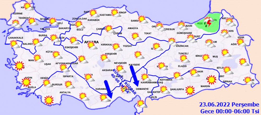 Marmaris'te (yangın bölgesinde) hava nasıl olacak? | 22 Haziran 2022 - 10